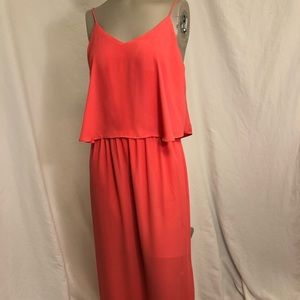 Target coral summer maxi dress (worn once!)